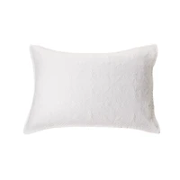 Carmen White Pillow sham