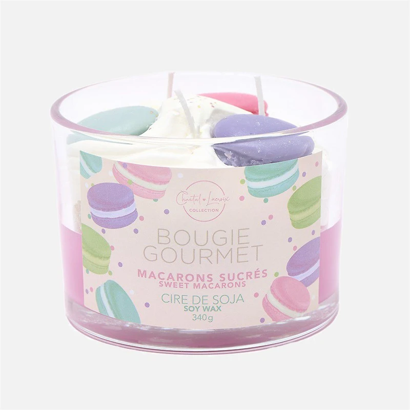 Chantal Lacroix Collection Gourmet Vanilla Sweet Macarons Candle