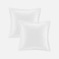 Gramercy Park Charlotte Couvre-oreiller européen - Blanc