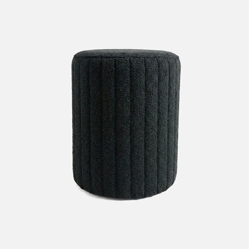 Channel Ottoman - Black