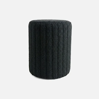 Channel Ottoman - Black