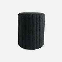 Channel Ottoman - Black