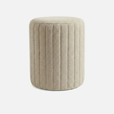 Channel Ottoman - Beige