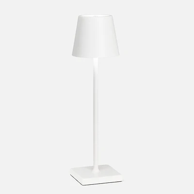 LED Table Lamp Classic Shade - White