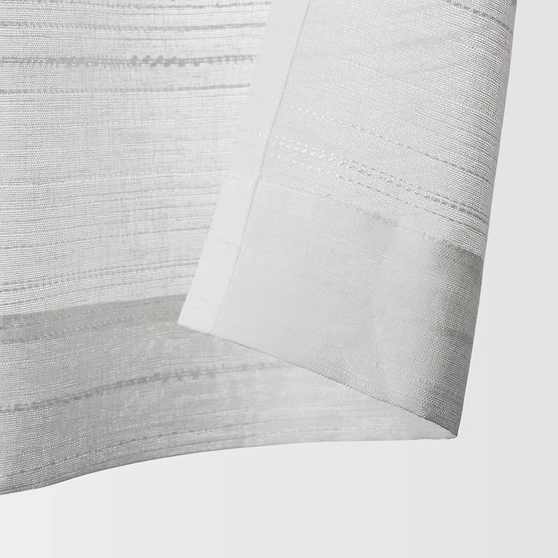 Rideau à œillets semi-transparent « Cliff »