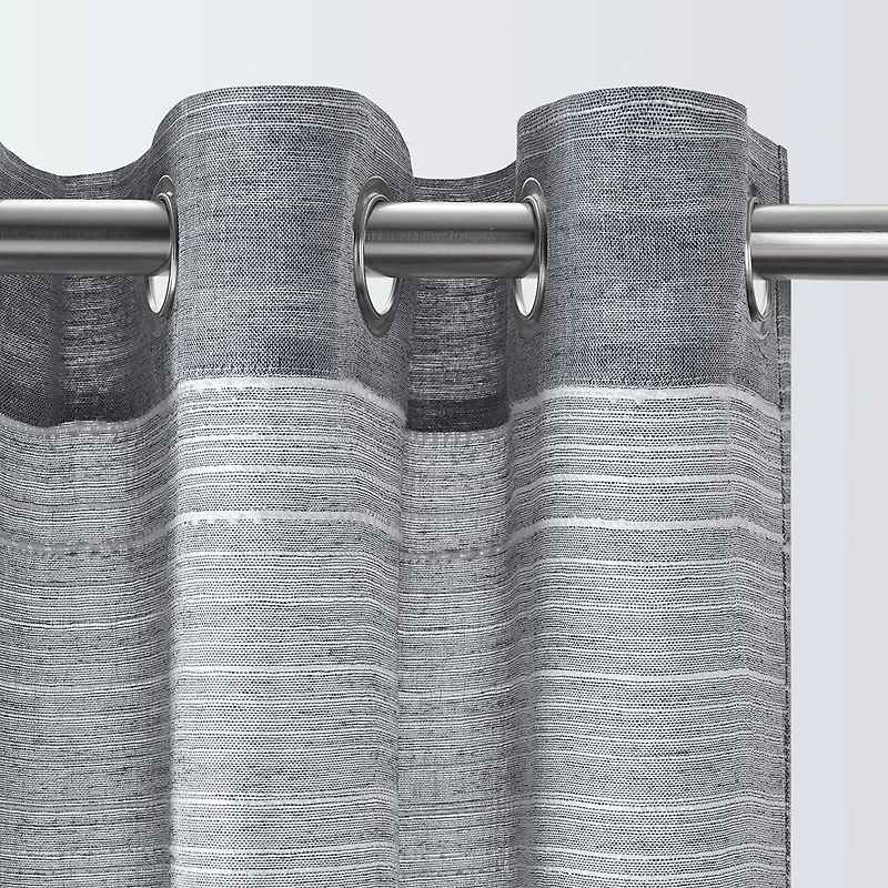 Rideau à œillets semi-transparent « Cliff »