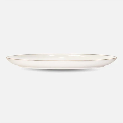 Brilliant Club Plat oval, 38 cm - Blanc