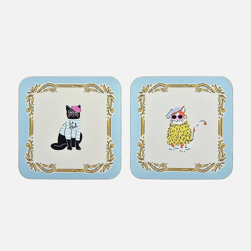 Cool Cats Coasters
