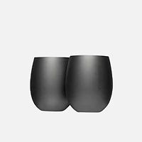 Corkcicle Verres sommelier sans pied, ensemble de 2 - Ardoise céramique