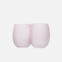 Corkcicle Sommelier Stemless Glasses, Set of 2 - Gloss Pink