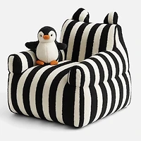 All Foam Children's Chair - Black & White