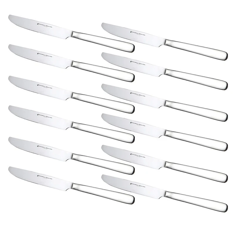 Set of 12 Madison Entrée Knives by Maxwell & Williams