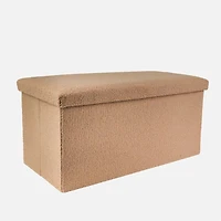 3-IN-1 Storage Ottoman - Taupe