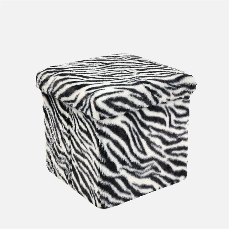 Pouf Cube Zebra