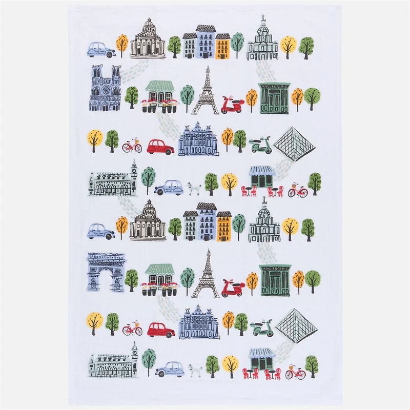 Meet Me in Paris Baker's Flousack Tea Towels, Set of 3