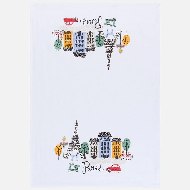 Meet Me in Paris Baker's Flousack Tea Towels, Set of 3