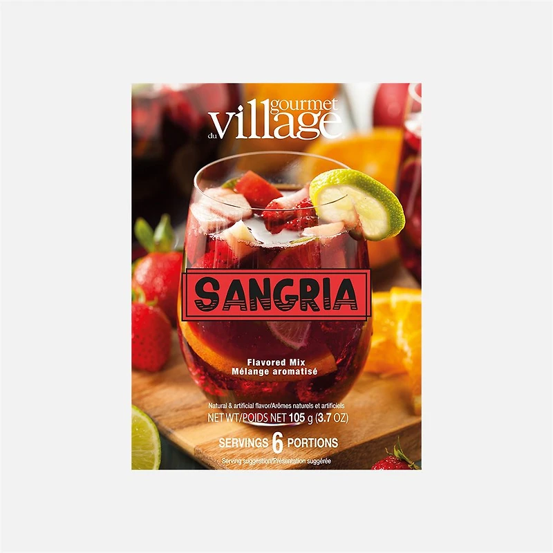 Boîte à boisson mélange sangria par Gourmet du Village