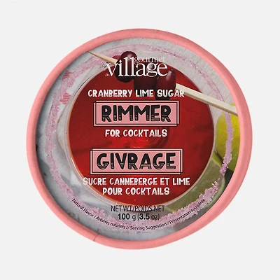Glass Rimmer - Cranberry Lime Sugar