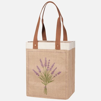 Lavender Market Tote Bag 