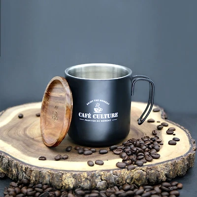 Barista Double-Walled Mug - Black