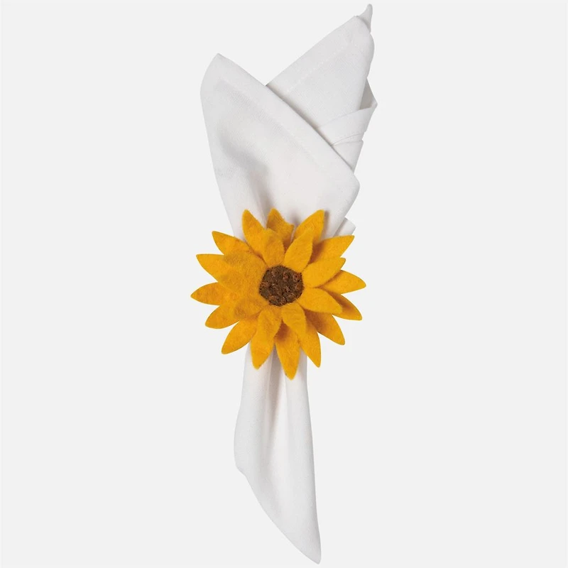 Sunflower Anneau de serviette 