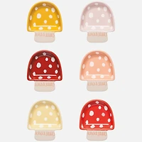 Toadstool Pinch Bowls, Set of 6