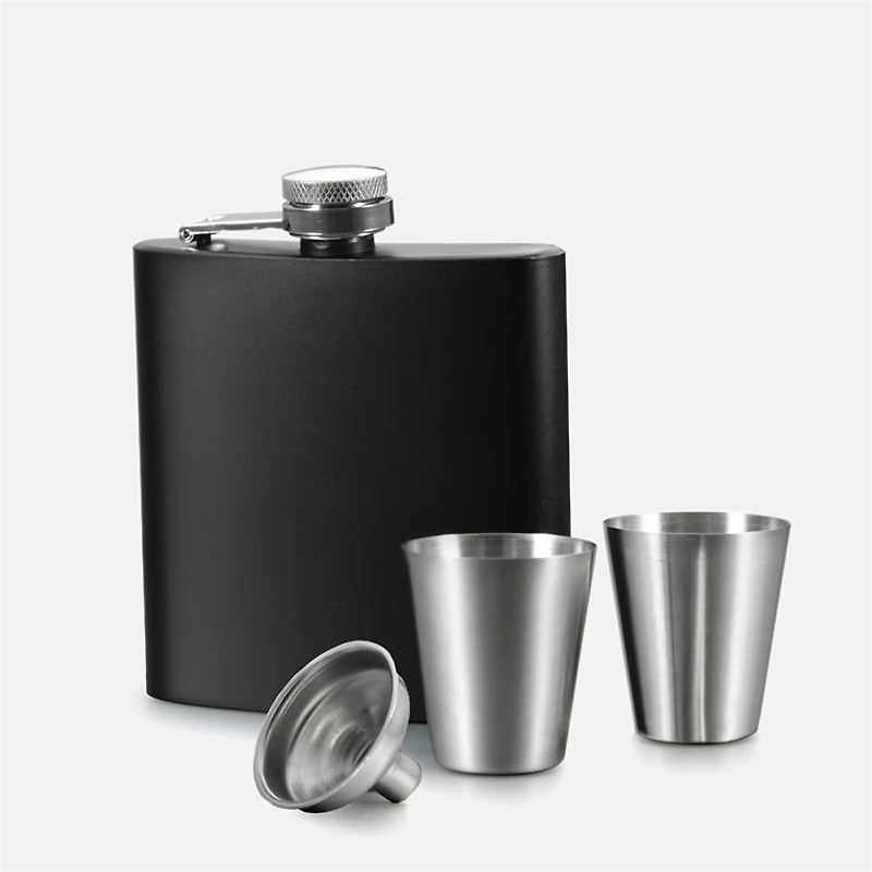 Opera Stainless Steel 4-piece Flask Set