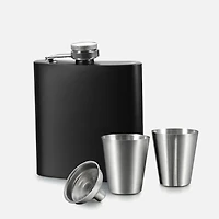 Opera Stainless Steel 4-piece Flask Set