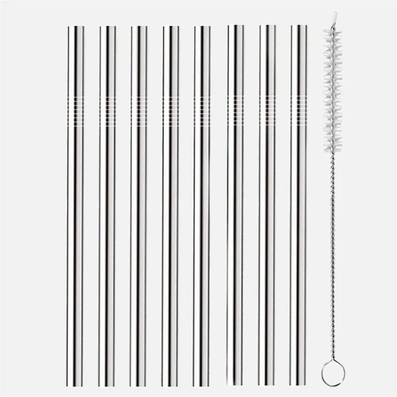 OGGI BAR Set of 8 Double-Walled Cocktail Straws 
