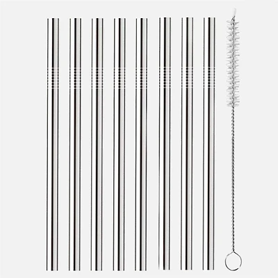 OGGI BAR Set of 8 Double-Walled Cocktail Straws 