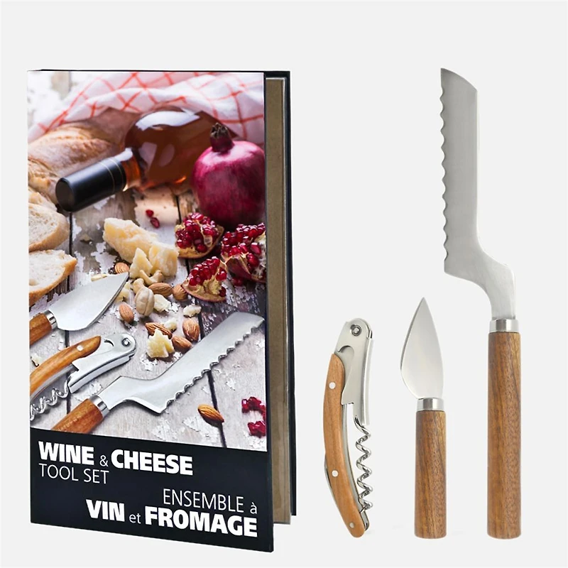 Natural Living Wine & Cheest Tool Set