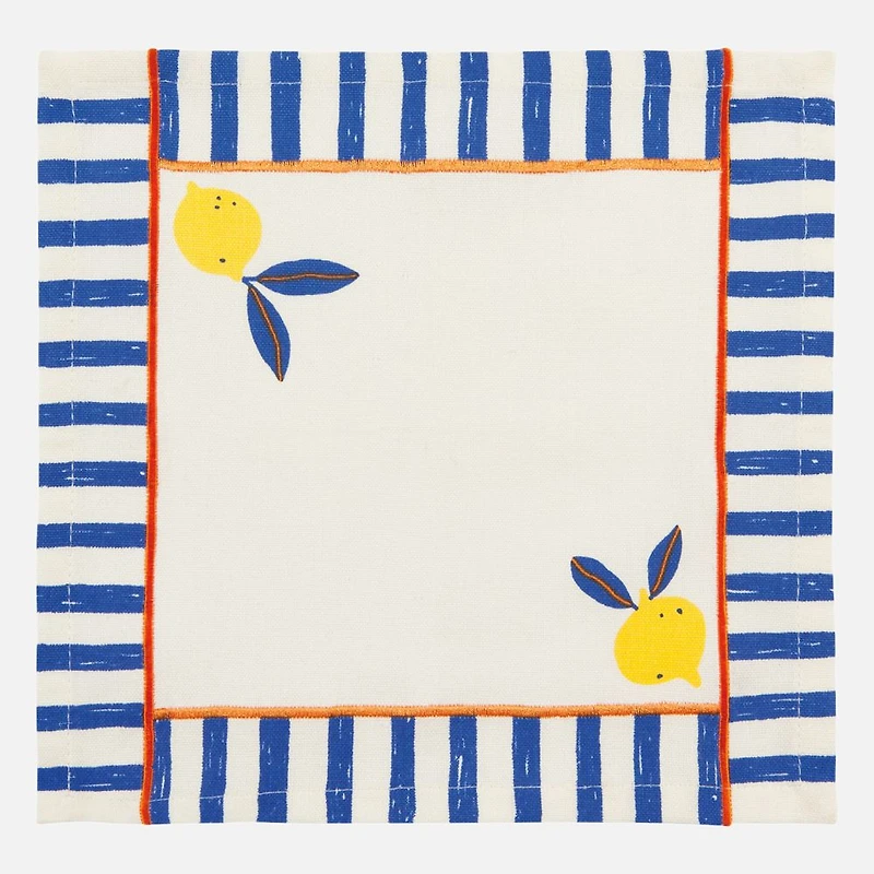 Citrus Burst Cocktail Napkins, Set of 4