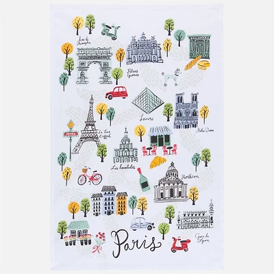 Meet Me in Paris Tea Towel
