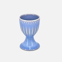 Reactive Glazed Egg Cup - Blue by BIA