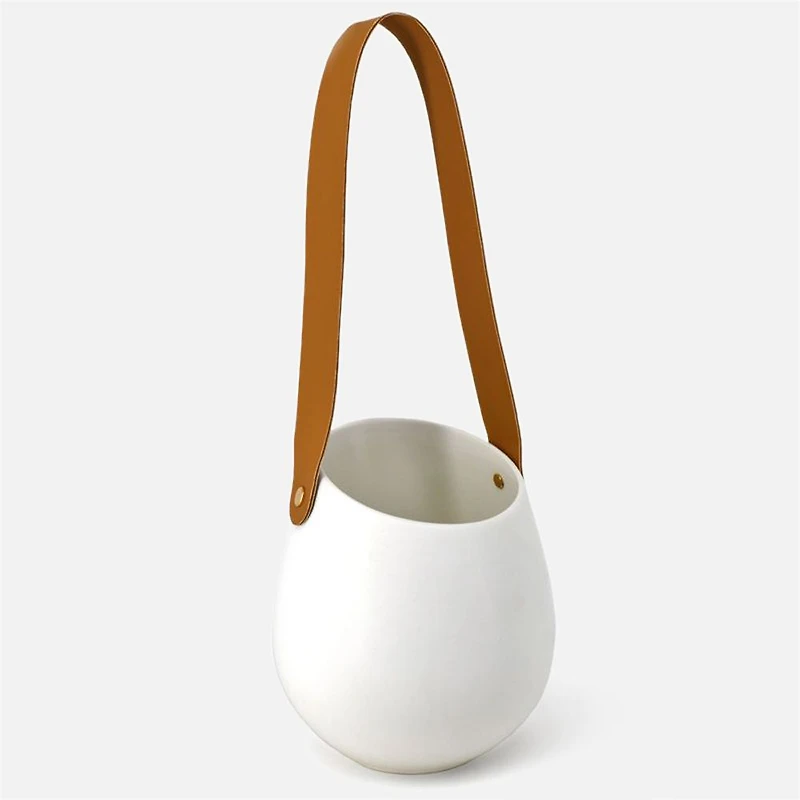 Muro Hanging Wall Planter - White