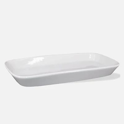 Lido Large Platter, 42.5 x 27cm - White