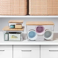 Oggi Storage Bin with Bamboo Lid