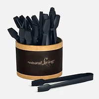 Small Serving Tong - Black
