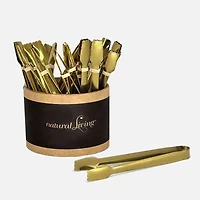 Small Serving Tong - Gold Finish