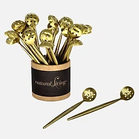 Olive Spoon - Gold Finish
