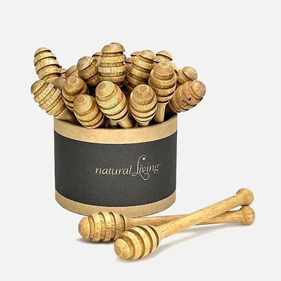 Natural Living Wood Honey Dipper