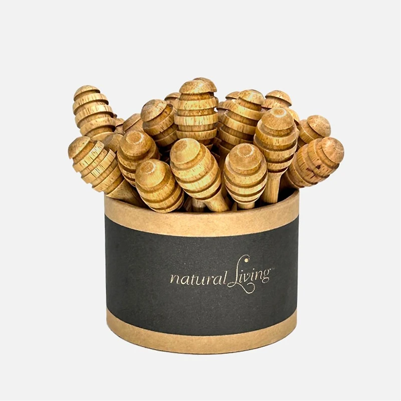 Natural Living Wood Honey Dipper