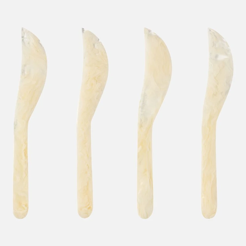 Ivory Resin Spreaders, Set of 4
