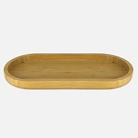 Plat grand ovale en bambou par Natural Living