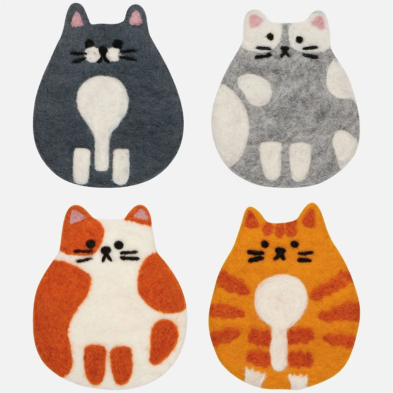 Jubilee for Danica Cat Club sous-verres, Ensemble de 4