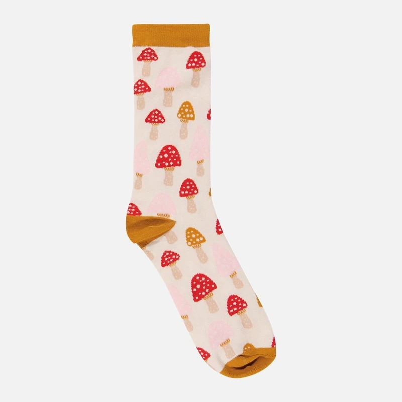 Sip & Sox Toadstool Tasse et bas, ensemble de 2