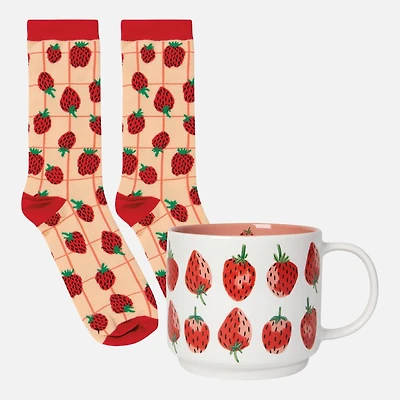 Sip & Sox Berry Sweet, Set of 2