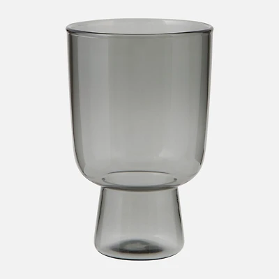 Verre avec piédestal, 11 oz - Fumée