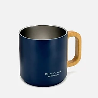 Café Culture- Tasse à double paroi - bleue 