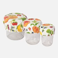 Danica Bowl Cover Mini, Set of 3 - Fruit Salad